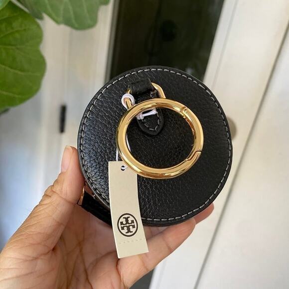 NWT 150410 Tory Burch thea coin pouch Black - Picture 4 of 7